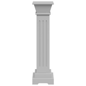 Ανθοστήλη Τετράγωνη Γκρι 17 x 17 x 66 εκ από MDF