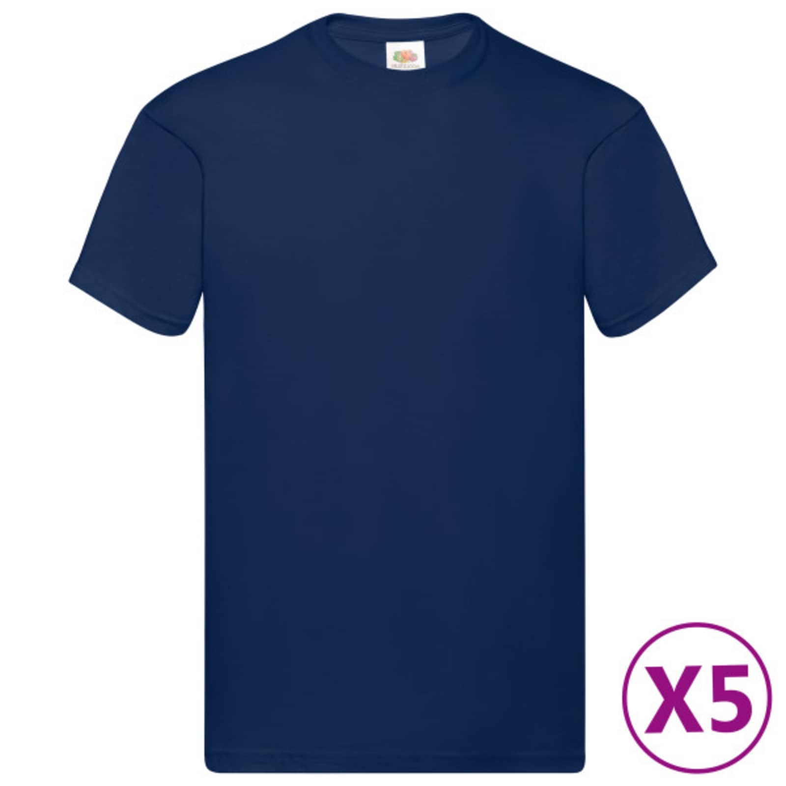 Πουκάμισο 5 τμχ. Μπλε 5XL Βαμβάκι - Pakobazaar