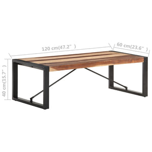 Τραπεζάκι Σαλονιού 120 x 60 x 40 εκ. από Μασίφ Ξύλο