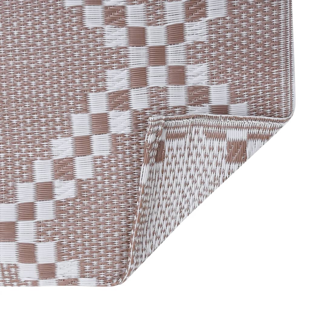 Χαλί εξωτερικού χώρου ARAKIL καφέ 160x230 cm PP - PAKOBAZAAR