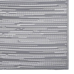 Χαλί εξωτερικού χώρου ARAKIL Γκρι 160x230 cm PP - PAKOBAZAAR