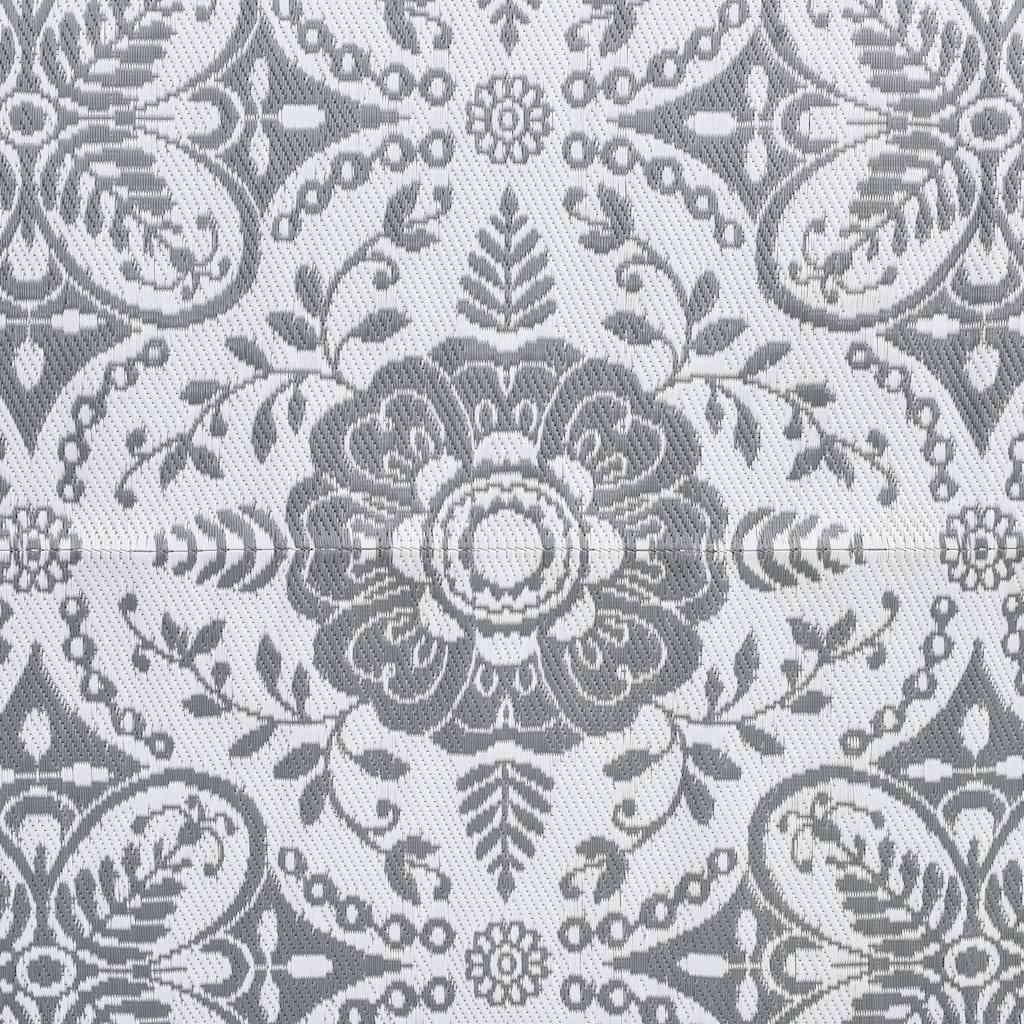 Χαλί εξωτερικού χώρου ARAKIL ανοιχτό γκρι 120x180 cm PP - PAKOBAZAAR