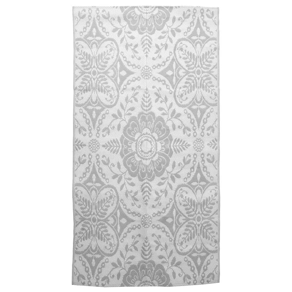 χαλί εξωτερικού χώρου ARAKIL ανοιχτό γκρι 160x230 cm PP - PAKOBAZAAR