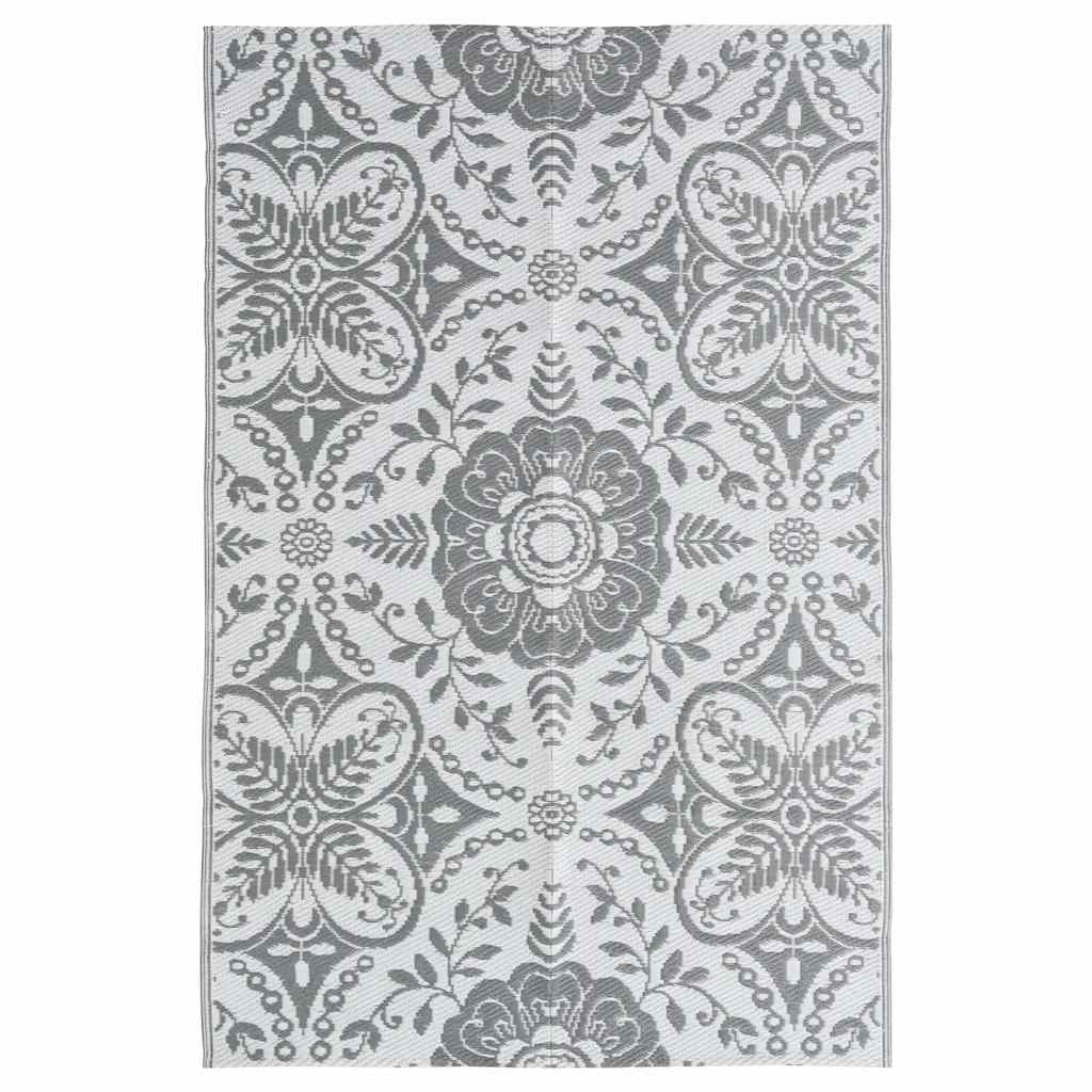 Χαλί εξωτερικού χώρου ARAKIL ανοιχτό γκρι 190x290 cm PP - PAKOBAZAAR