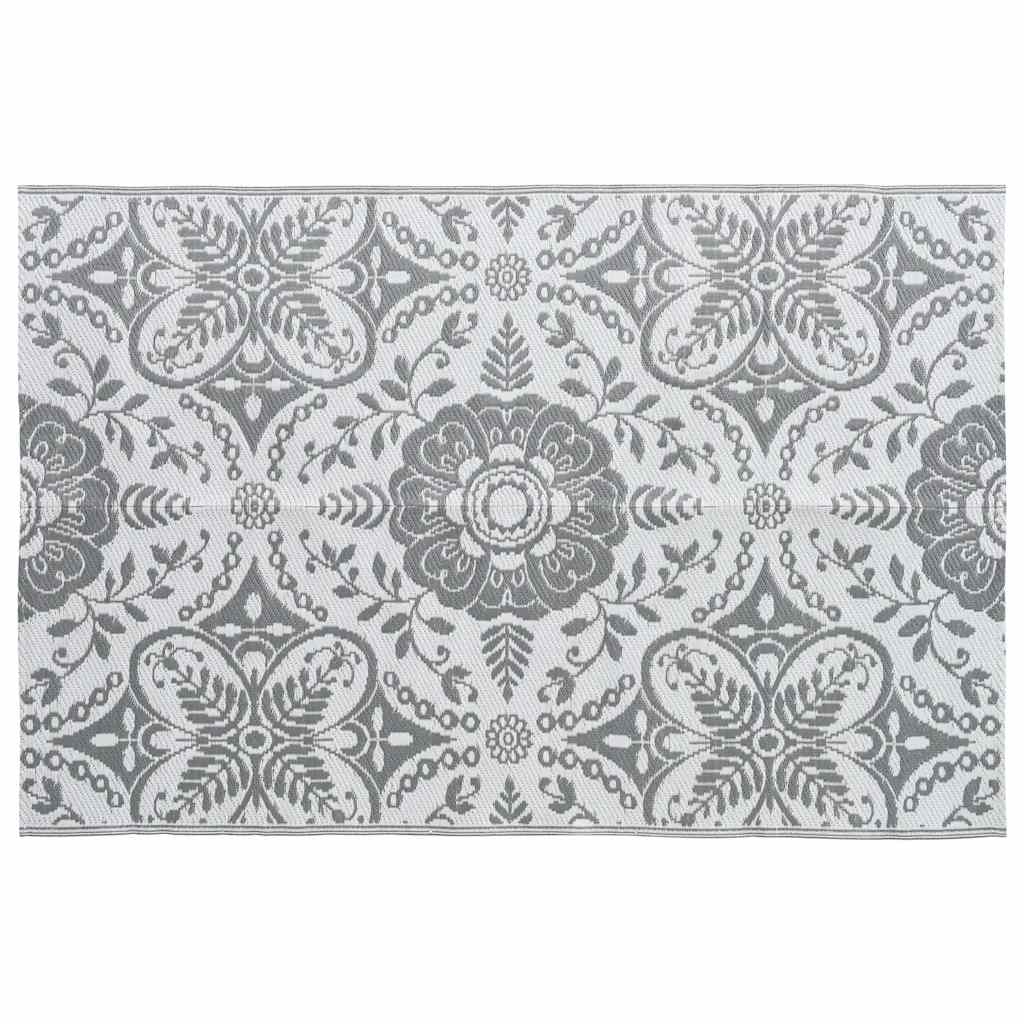 Χαλί εξωτερικού χώρου ARAKIL ανοιχτό γκρι 190x290 cm PP - PAKOBAZAAR
