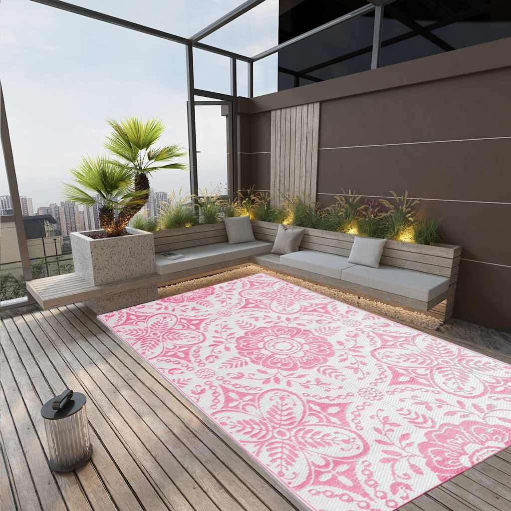Χαλί εξωτερικού χώρου ARAKIL ροζ 160x230 cm PP