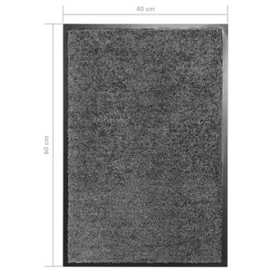 Πατάκι Εισόδου Πλενόμενο Ανθρακί 40 x 60 εκ.