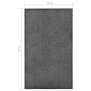 Πατάκι Εισόδου Πλενόμενο Ανθρακί 90 x 150 εκ.