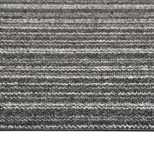 Χαλί 20 pcs Ριγέ ανθρακί 50 x 50 cm 100% Πολυπροπυλένιο - Pakobazaar