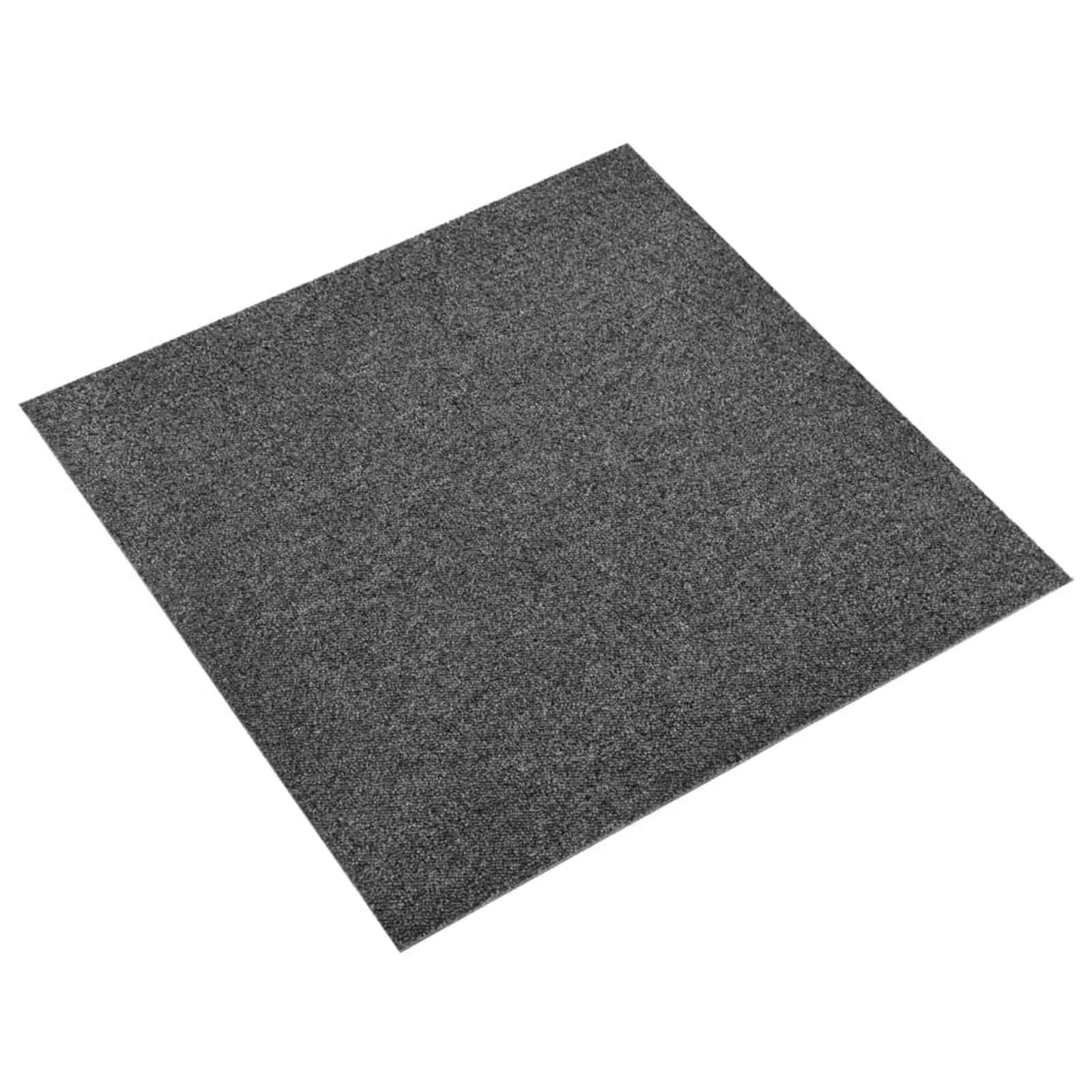 Χαλί 20 pcs Ανθρακί 50 x 50 cm 100% Πολυπροπυλένιο - Pakobazaar