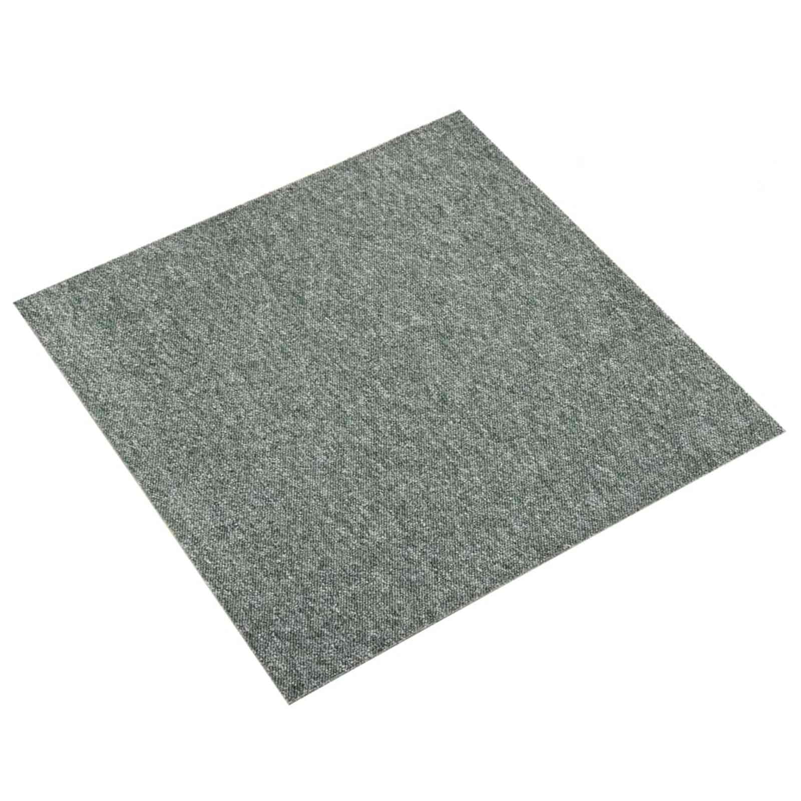 Χαλί 20 pcs Πράσινο 50 x 50 cm 100% Πολυπροπυλένιο - Pakobazaar