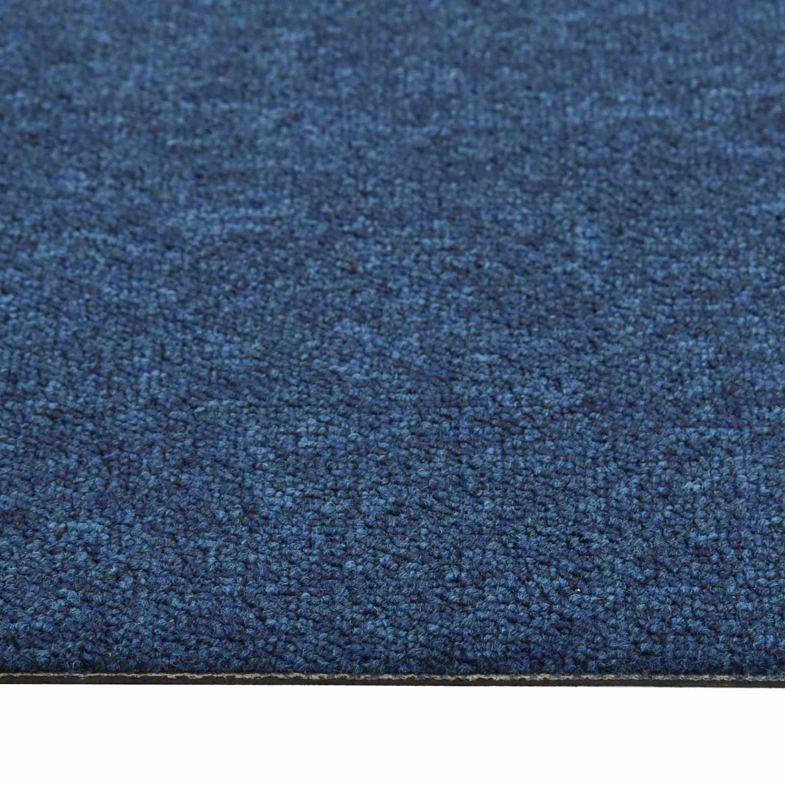 Χαλί 20 pcs Σκούρο Μπλε 50 x 50 cm 100% Πολυπροπυλένιο - Pakobazaar