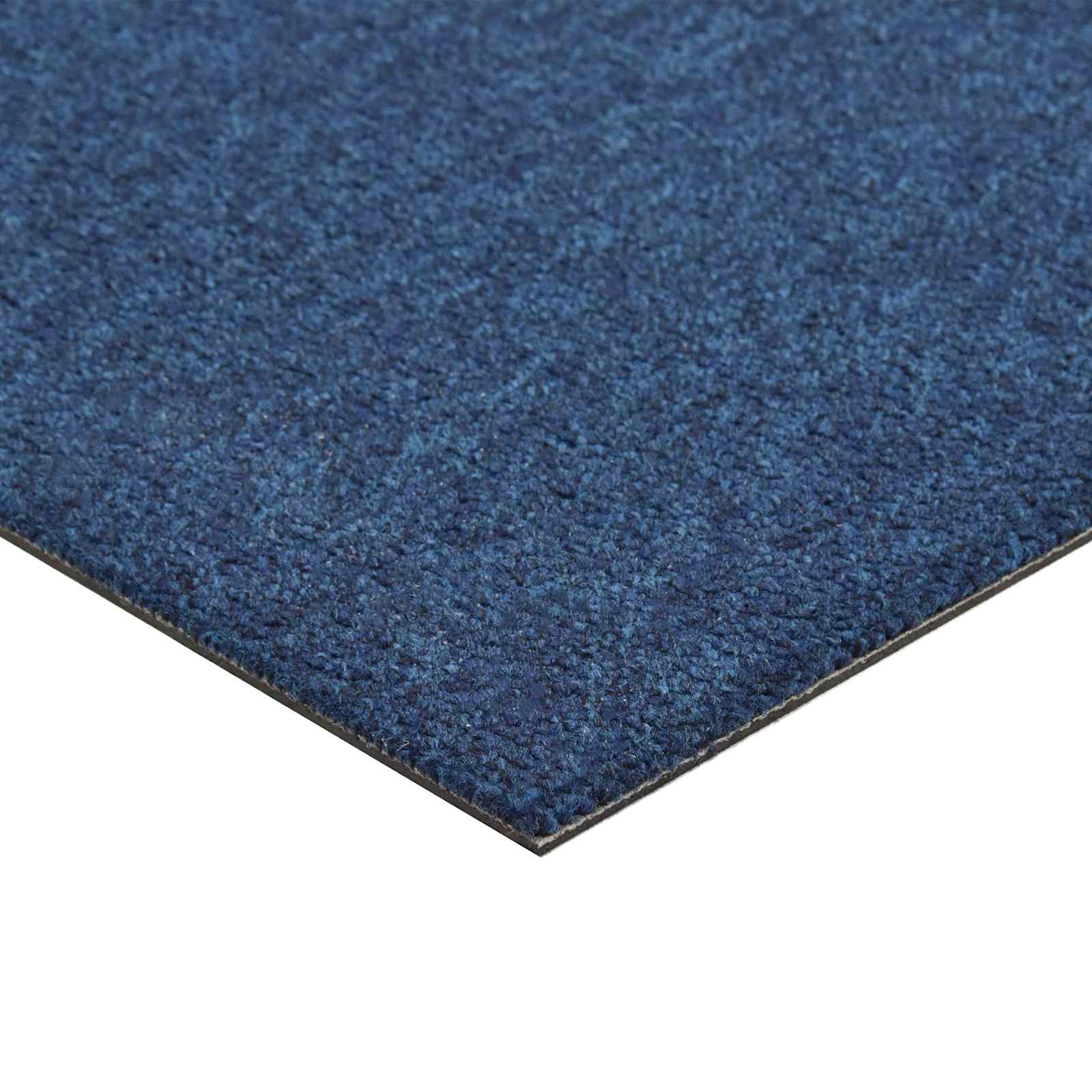 Χαλί 20 pcs Σκούρο Μπλε 50 x 50 cm 100% Πολυπροπυλένιο - Pakobazaar