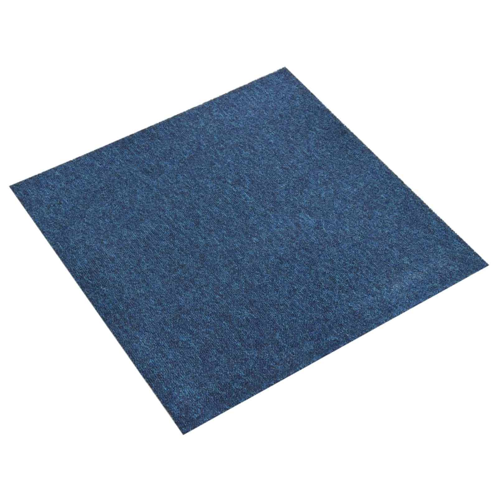Χαλί 20 pcs Σκούρο Μπλε 50 x 50 cm 100% Πολυπροπυλένιο - Pakobazaar