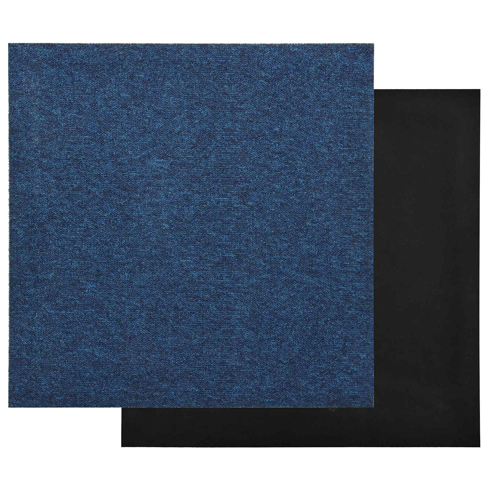 Χαλί 20 pcs Σκούρο Μπλε 50 x 50 cm 100% Πολυπροπυλένιο - Pakobazaar