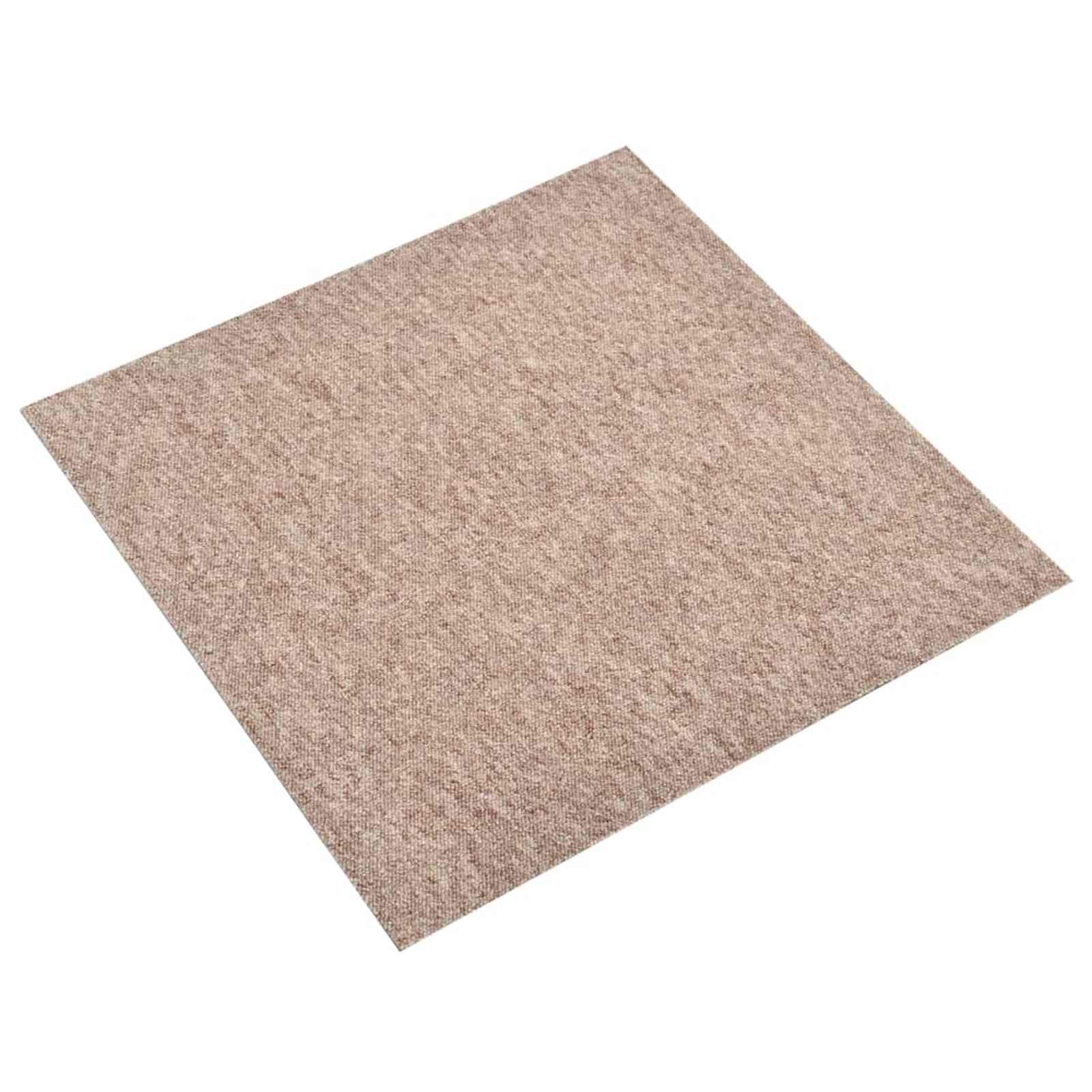 Χαλί 20 pcs Μπεζ 50 x 50 cm 100% Πολυπροπυλένιο - Pakobazaar
