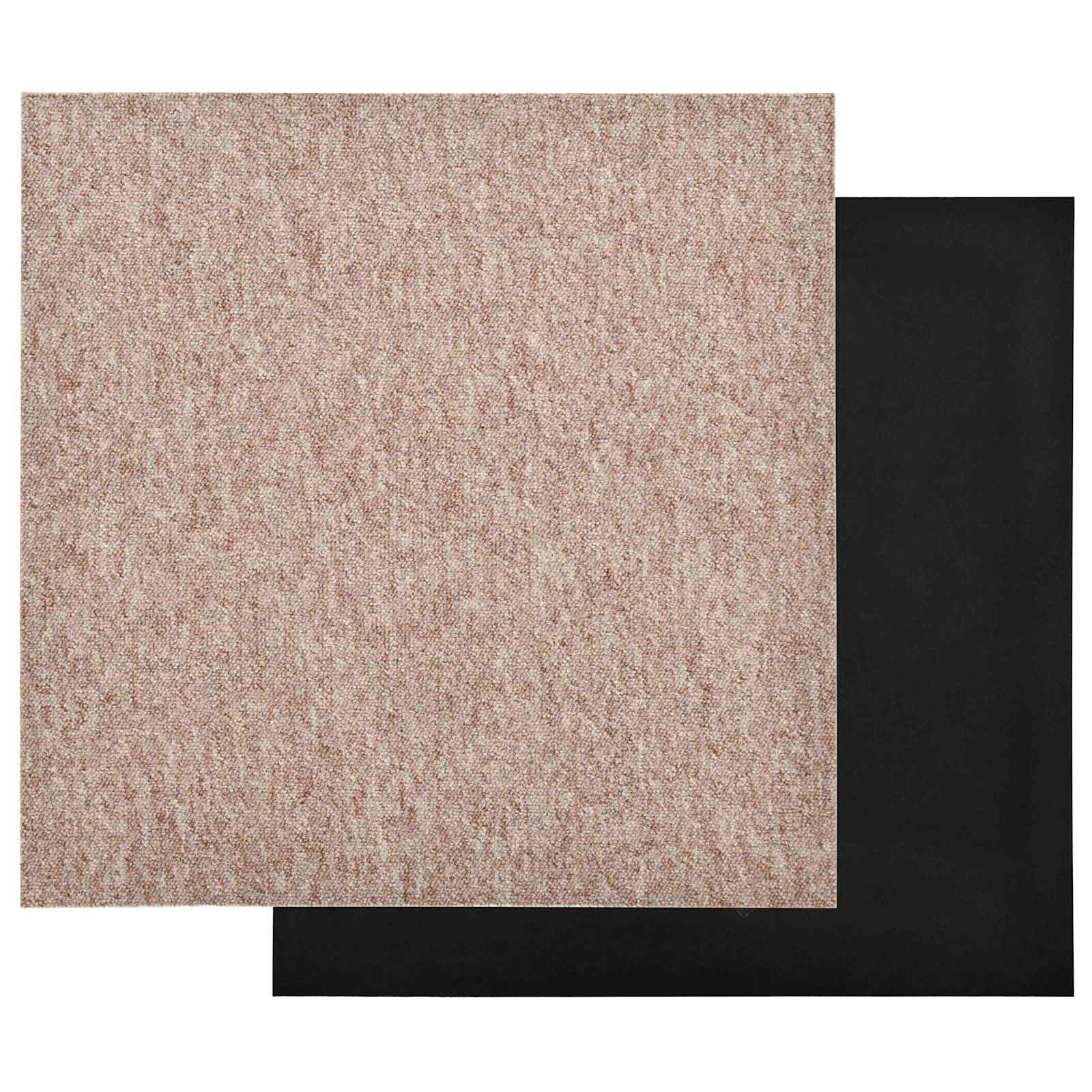 Χαλί 20 pcs Μπεζ 50 x 50 cm 100% Πολυπροπυλένιο - Pakobazaar