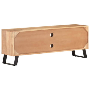 Έπιπλο Τηλεόρασης Live Edge 120x30x42 εκ. Μασίφ Ξύλο Ακακίας