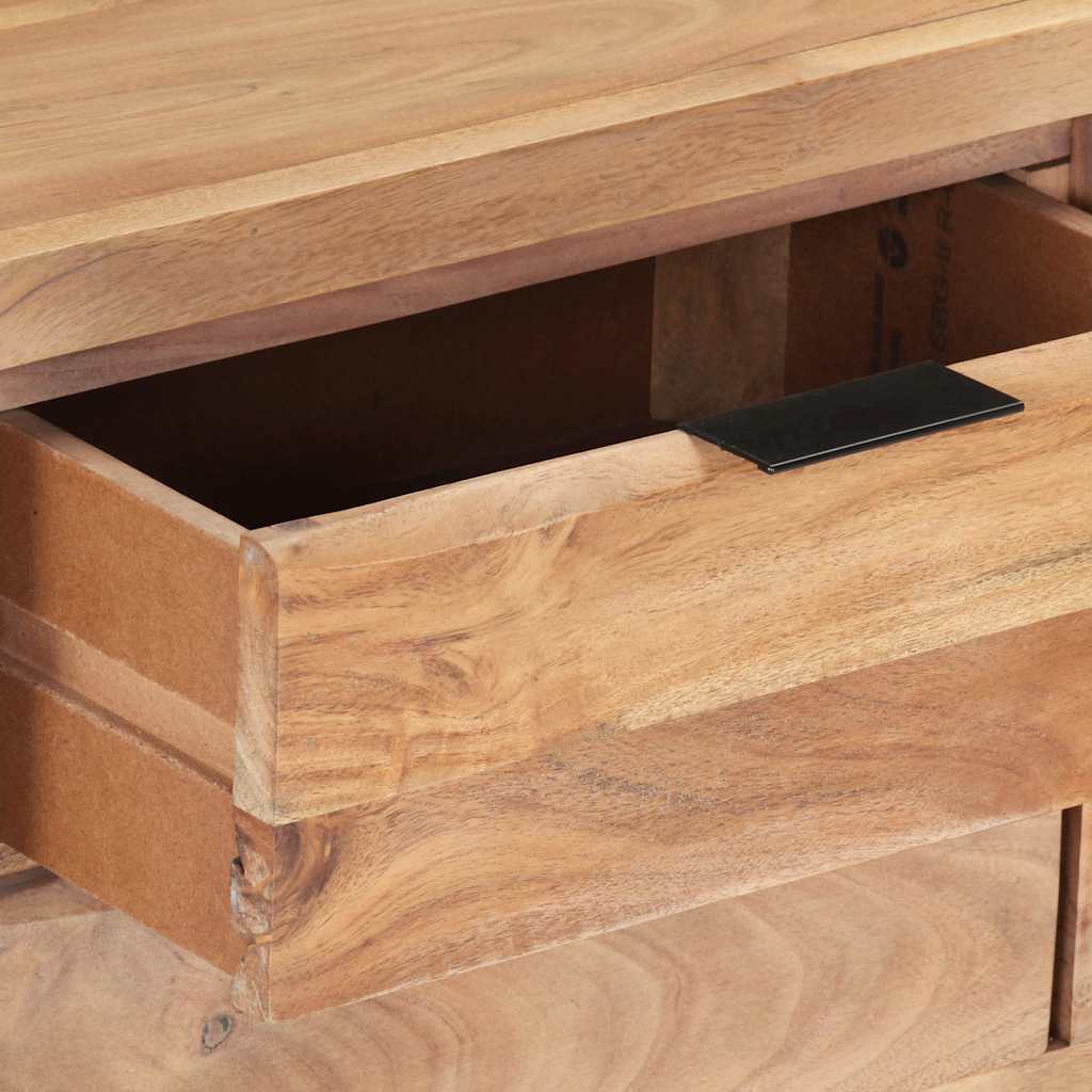 Έπιπλο Τηλεόρασης Live Edge 120x30x42 εκ. Μασίφ Ξύλο Ακακίας