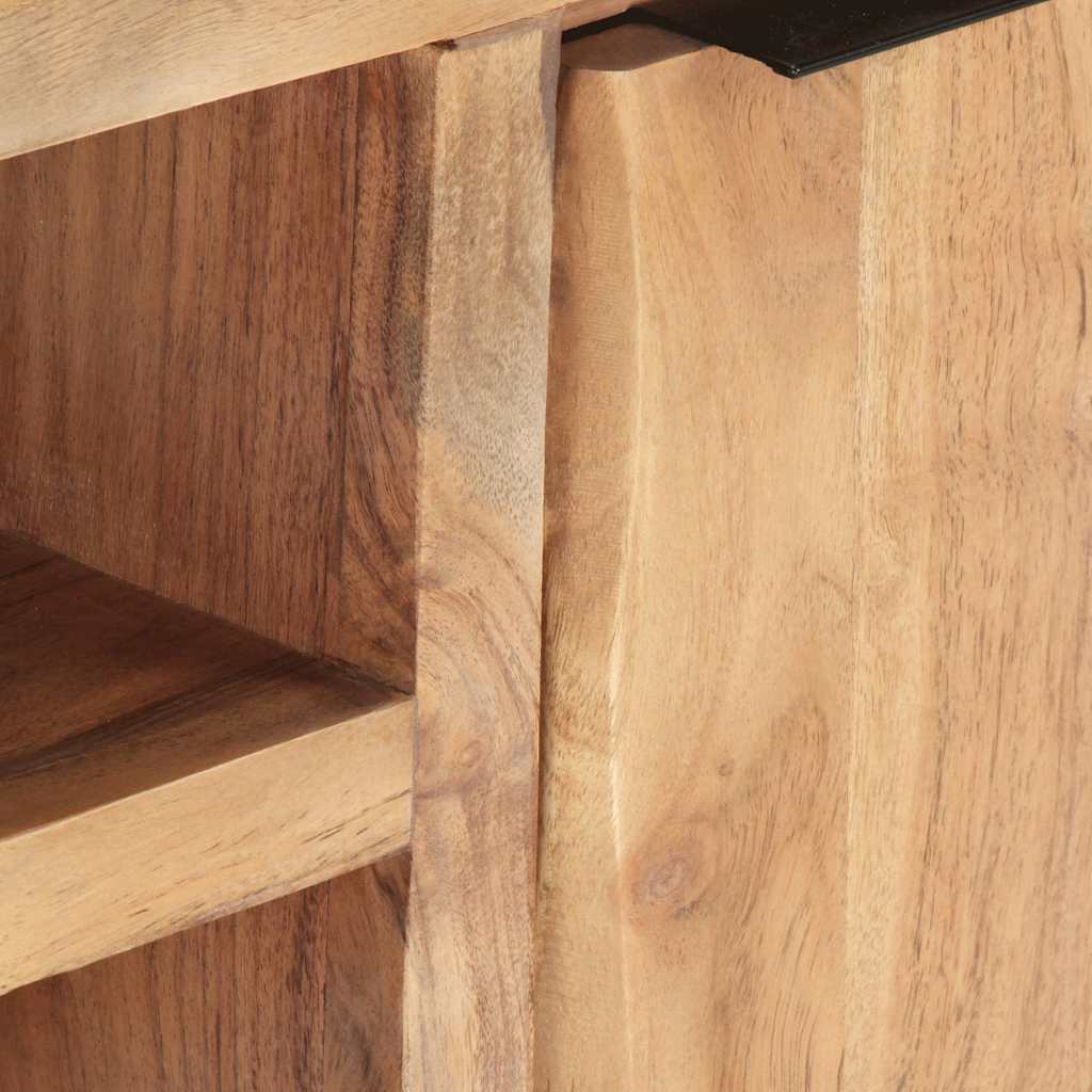 Έπιπλο Τηλεόρασης Live Edge 120x30x42 εκ. Μασίφ Ξύλο Ακακίας