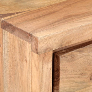 Τραπέζι Κονσόλα Live Edge 100x35x76 εκ. από Μασίφ Ξύλο Ακακίας