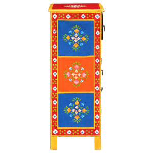 Ντουλάπι με Χειροπ. Λεπτομέρειες 60x30x75 εκ. Μασίφ Ξύλο Μάνγκο