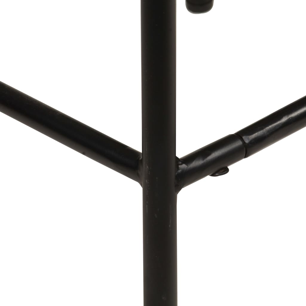 Καρέκλες Μπαρ 2 τεμ. από Μασίφ Ανακυκλωμένο Ξύλο