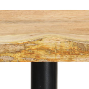 Σκαμπό Μπαρ 2 τεμ. 66 εκ. από Μασίφ Ξύλο Μάνγκο