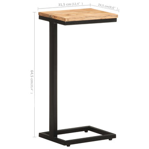 Τραπέζια Βοηθητικά 2 τεμ. 31,5x24,5x64,5 εκ. Μασίφ Ξύλο Ακακίας