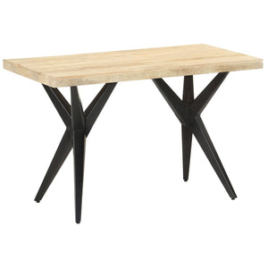 Τραπεζαρία 120 x 60 x 76 εκ. από Μασίφ Ξύλο Μάνγκο