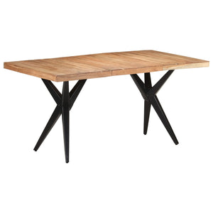 Τραπεζαρία 160 x 80 x 76 εκ. από Μασίφ Ξύλο Ακακίας