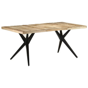 Τραπεζαρία 180 x 90 x 76 εκ. από Ακατέργαστο Ξύλο Μάνγκο