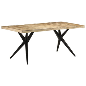 Τραπεζαρία 180 x 90 x 76 εκ. από Ακατέργαστο Ξύλο Μάνγκο