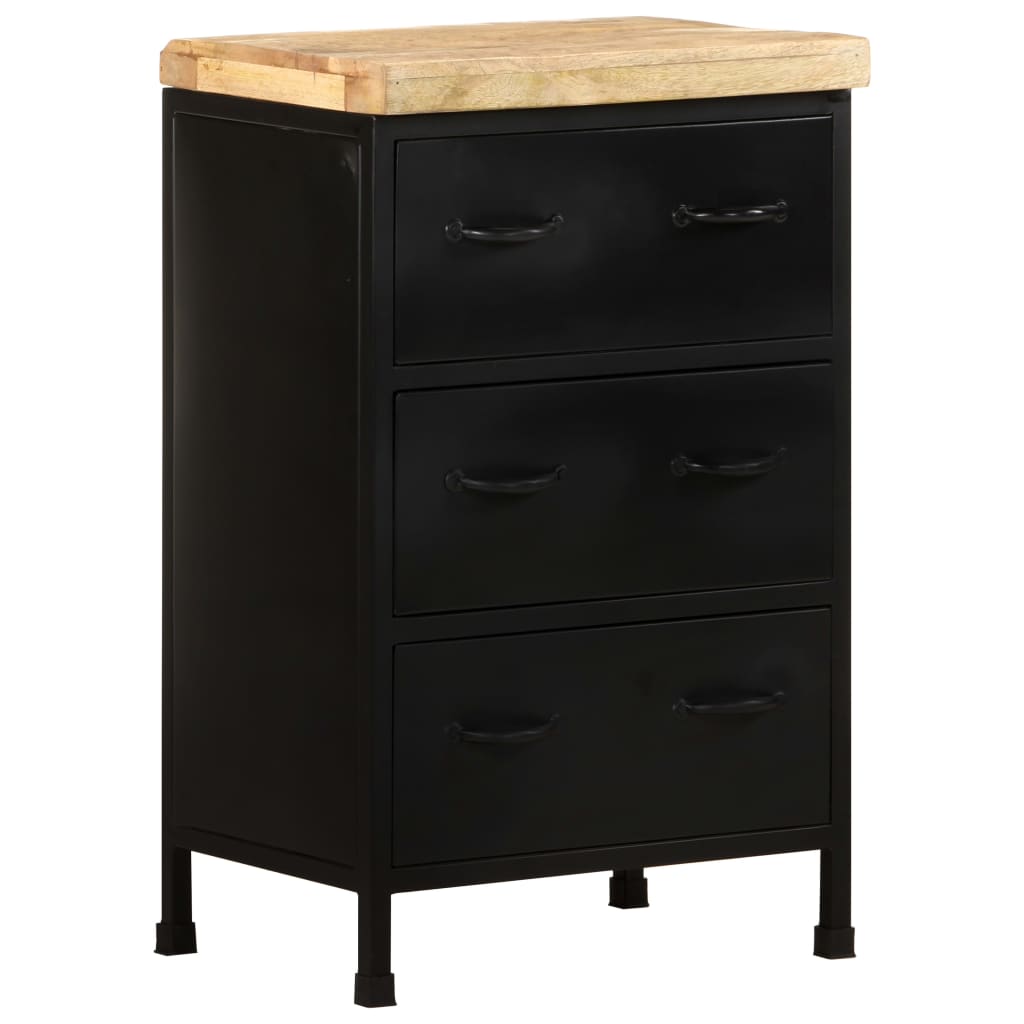 Ντουλάπι 47 x 35 x 76 εκ. από Ακατέργαστο Ξύλο Μάνγκο