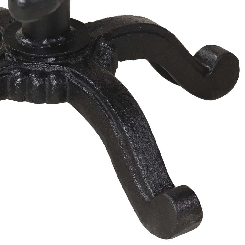 Σκαμπό Μπαρ Μαύρο από Χυτοσίδηρο