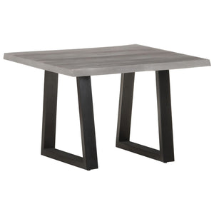 Τραπεζάκι Σαλονιού Live Edge 60x60x40 εκ. Μασίφ Ξύλο Ακακίας