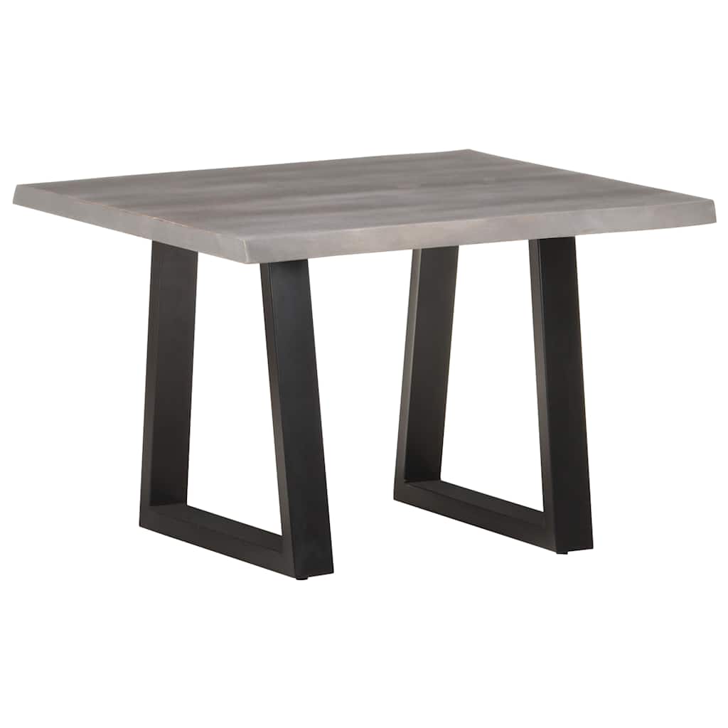 Τραπεζάκι Σαλονιού Live Edge 60x60x40 εκ. Μασίφ Ξύλο Ακακίας