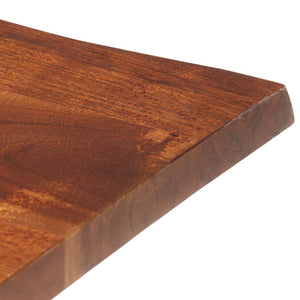 Τραπεζάκι Σαλονιού Live Edge 60x60x40 εκ. Μασίφ Ξύλο Ακακίας