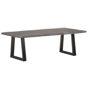 Τραπεζάκι Σαλονιού Live Edge 115x60x40 εκ. Μασίφ Ξύλο Ακακίας