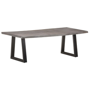 Τραπεζάκι Σαλονιού Live Edge 115x60x40 εκ. Μασίφ Ξύλο Ακακίας