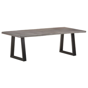 Τραπεζάκι Σαλονιού Live Edge 115x60x40 εκ. Μασίφ Ξύλο Ακακίας