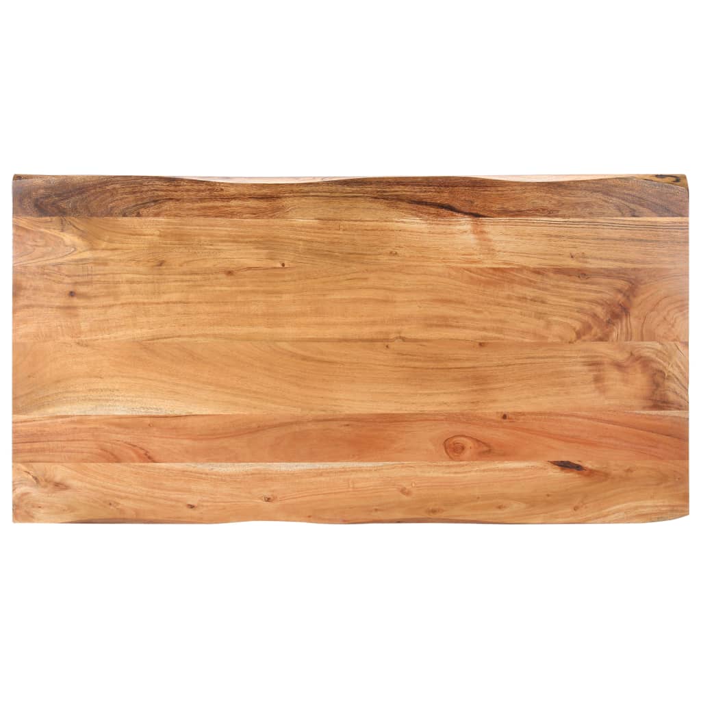 Τραπεζάκι Σαλονιού Live Edge 115x60x40 εκ. Μασίφ Ξύλο Ακακίας - Pakobazaar