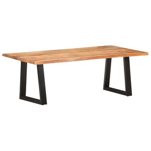 Τραπεζάκι Σαλονιού Live Edge 115x60x40 εκ. Μασίφ Ξύλο Ακακίας - Pakobazaar