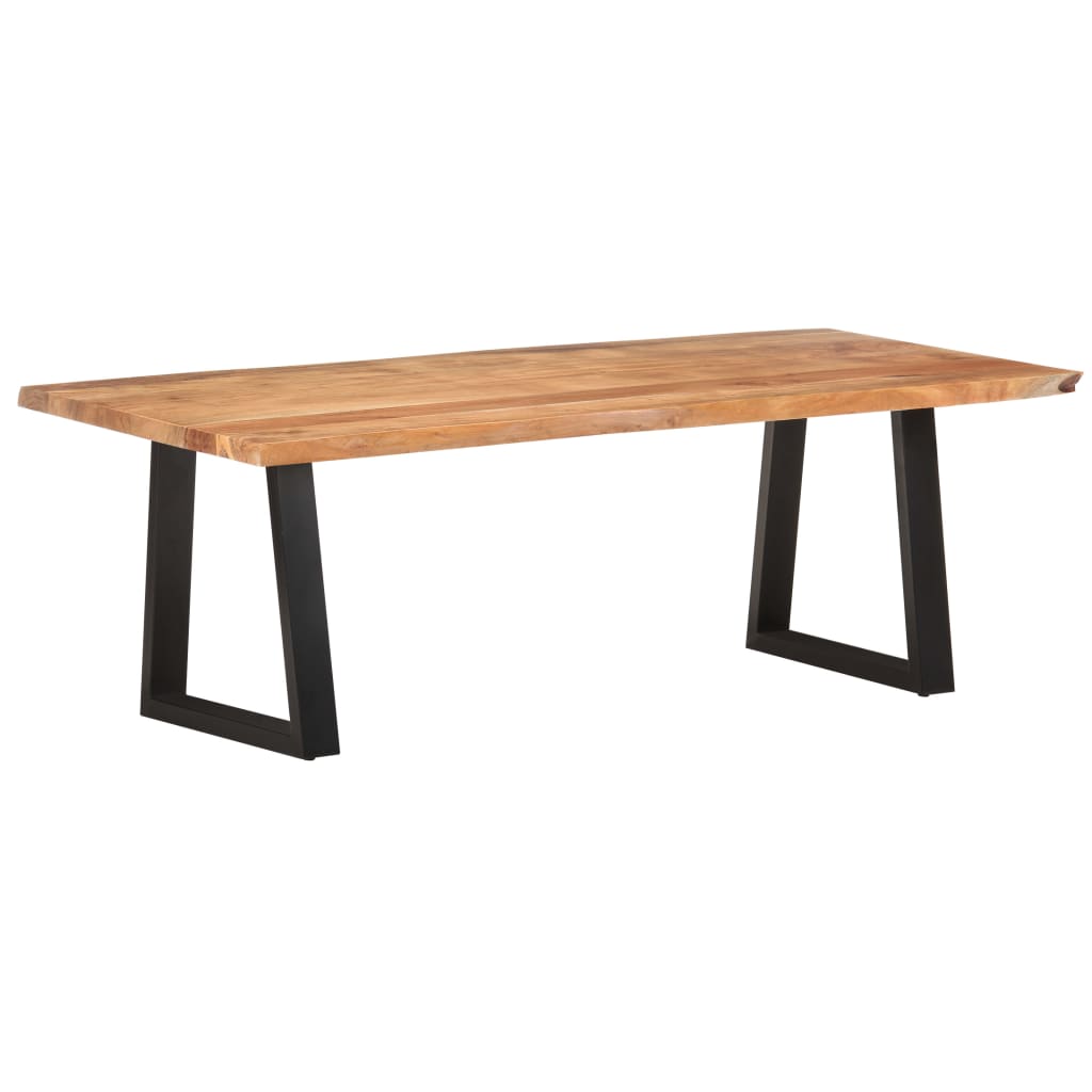 Τραπεζάκι Σαλονιού Live Edge 115x60x40 εκ. Μασίφ Ξύλο Ακακίας - Pakobazaar