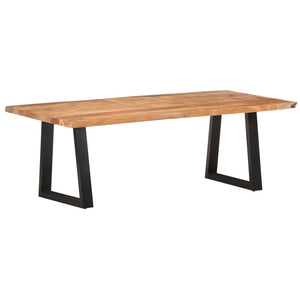 Τραπεζάκι Σαλονιού Live Edge 115x60x40 εκ. Μασίφ Ξύλο Ακακίας - Pakobazaar