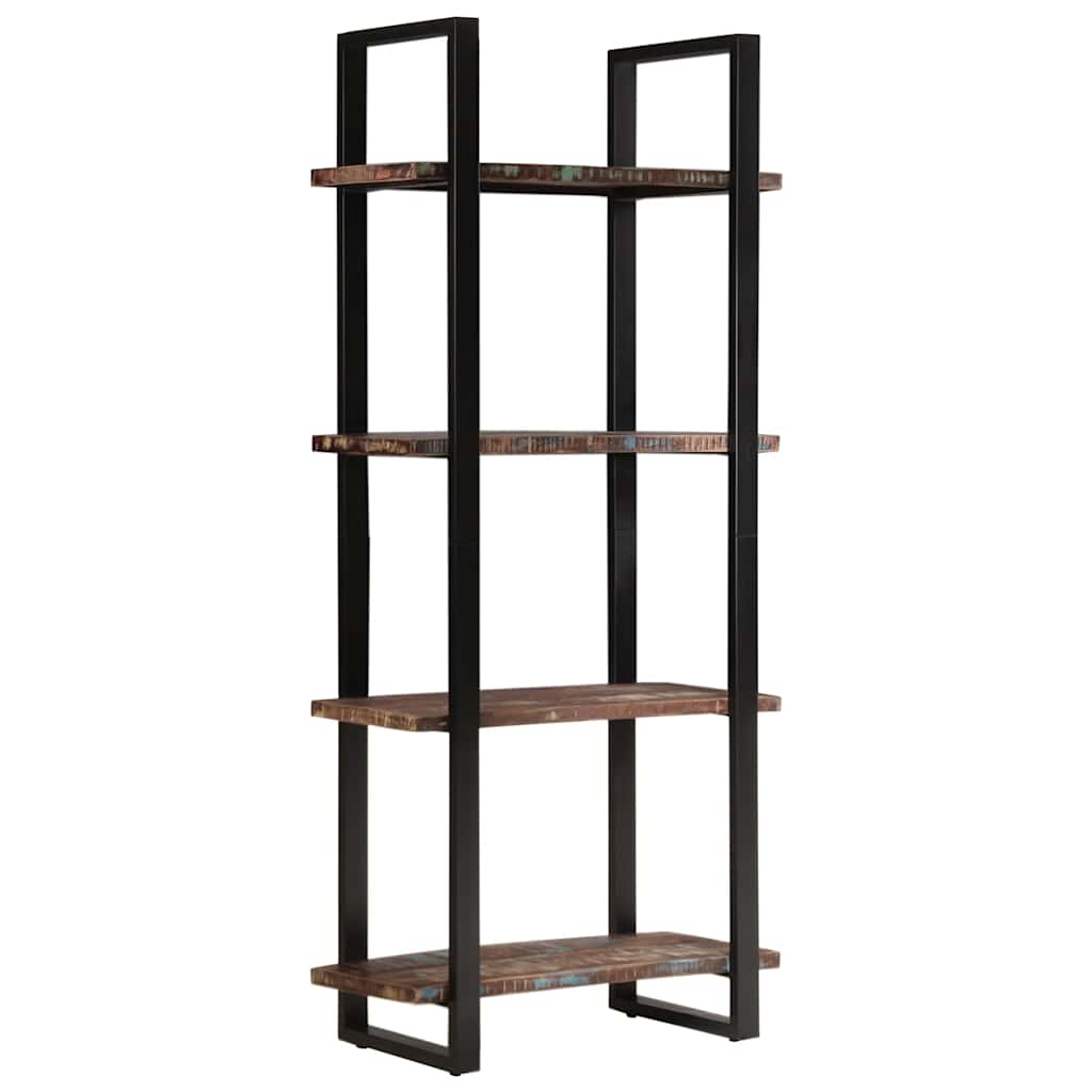 Βιβλιοθήκη με 4 Επίπεδα 80x40x180 εκ. Μασίφ Ανακυκλωμένο Ξύλο