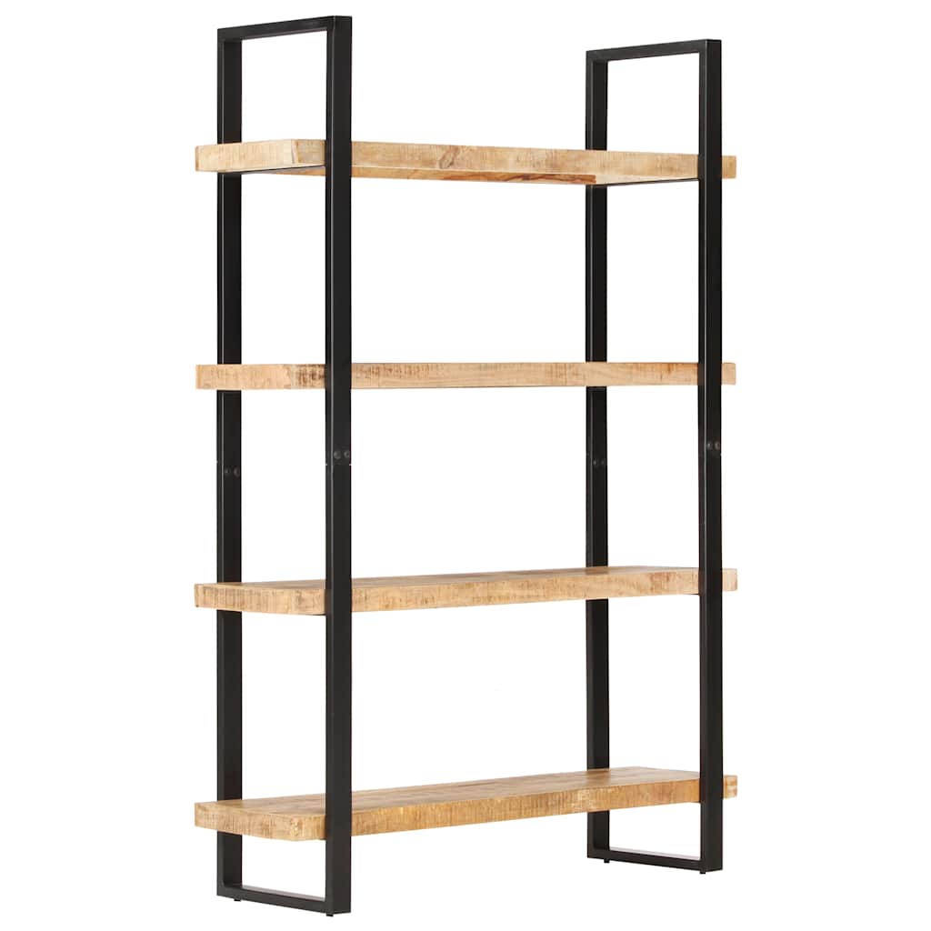 Βιβλιοθήκη με 4 Επίπεδα 120x40x180 εκ. Ακατέργαστο Ξύλο Μάνγκο