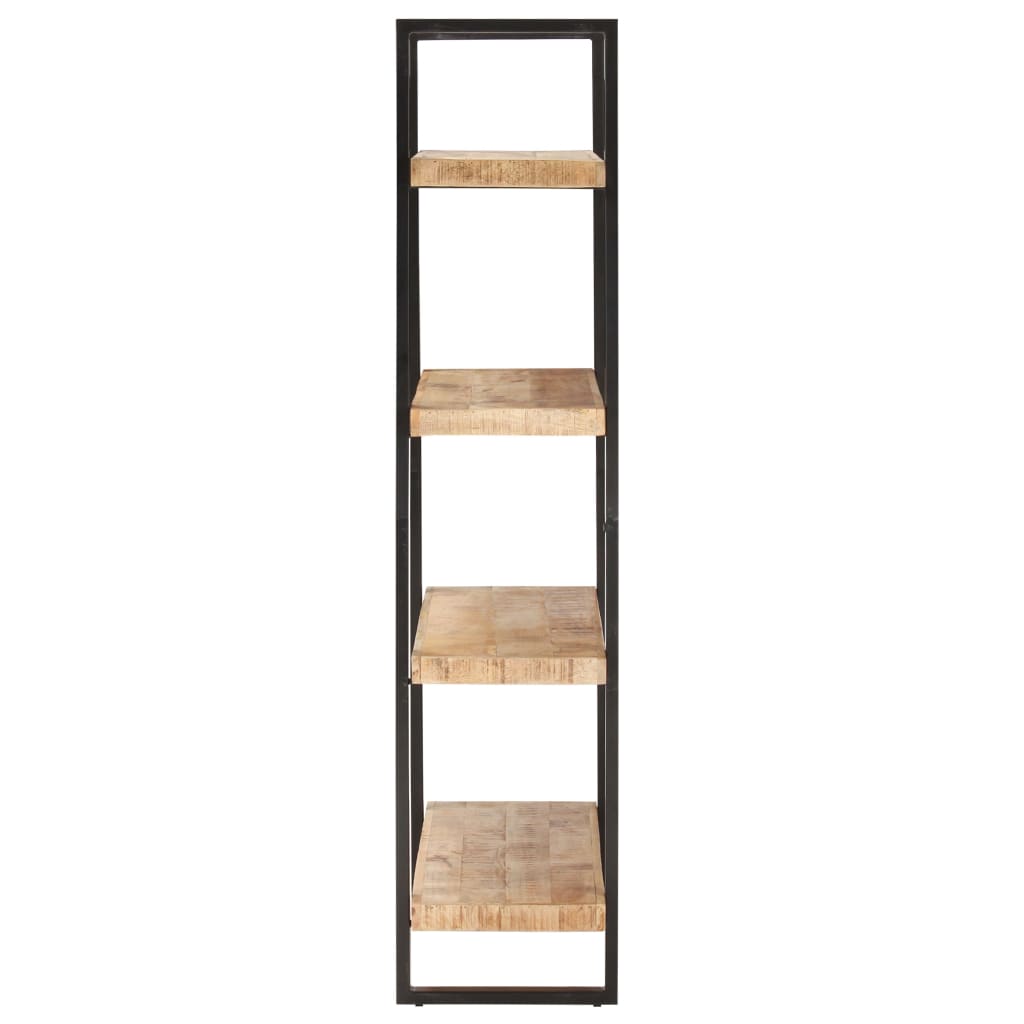 Βιβλιοθήκη με 4 Επίπεδα 120x40x180 εκ. Ακατέργαστο Ξύλο Μάνγκο