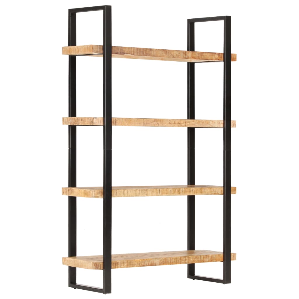 Βιβλιοθήκη με 4 Επίπεδα 120x40x180 εκ. Ακατέργαστο Ξύλο Μάνγκο