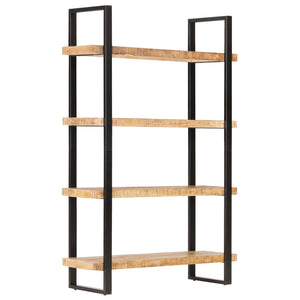 Βιβλιοθήκη με 4 Επίπεδα 120x40x180 εκ. Ακατέργαστο Ξύλο Μάνγκο